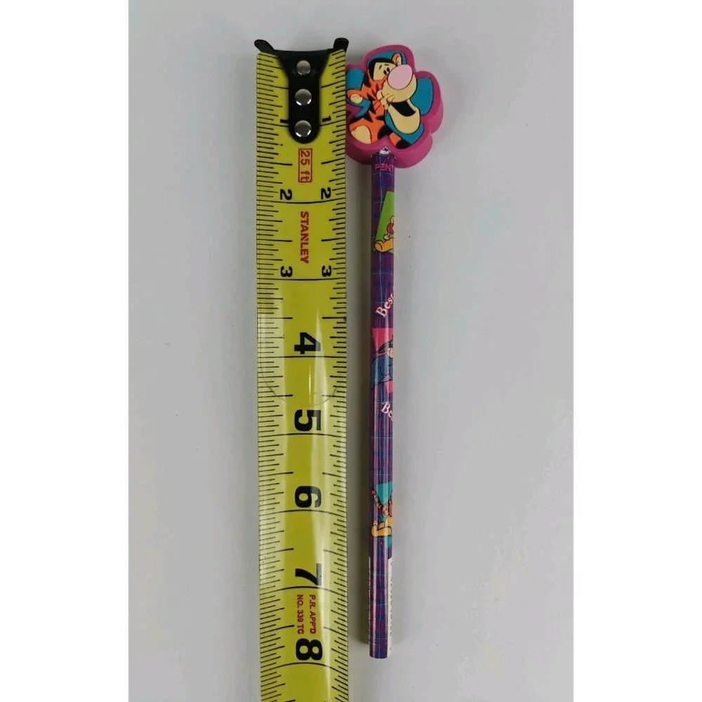 Vintage Pentech Pencil Disney Winnie the Pooh Tigger Topper Eyeore Best Friends